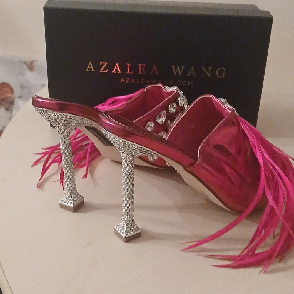 Pink Embellished Heels